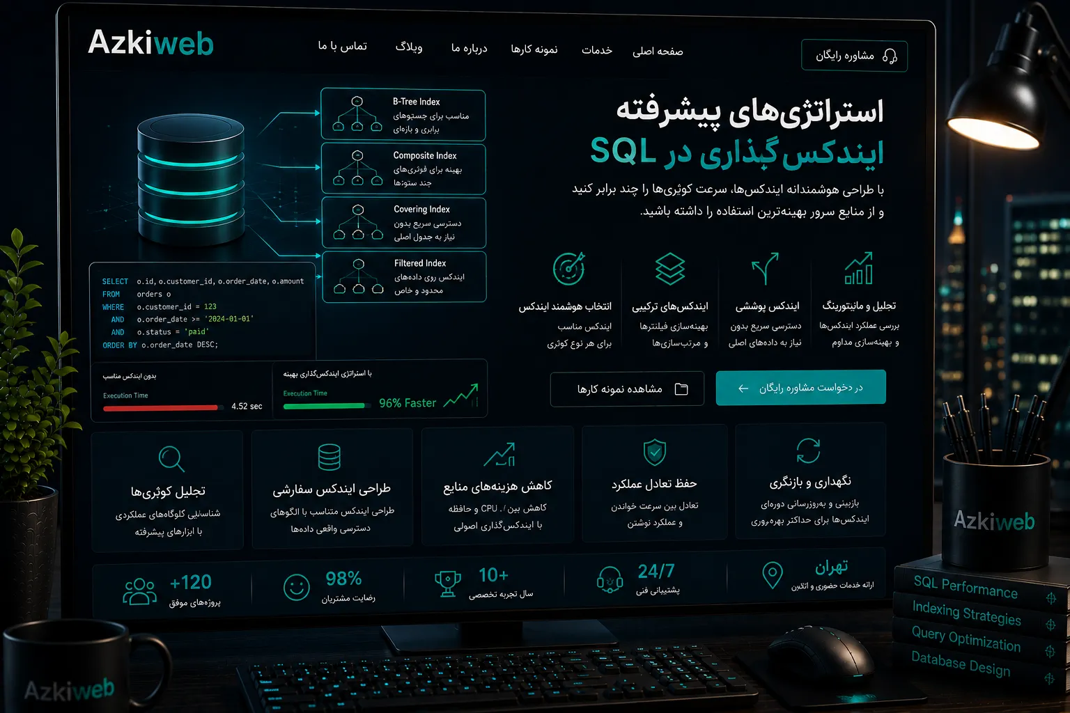 طراحی استراتژی ایندکس براساس Queryها و الگوی خواندن و نوشتن داده