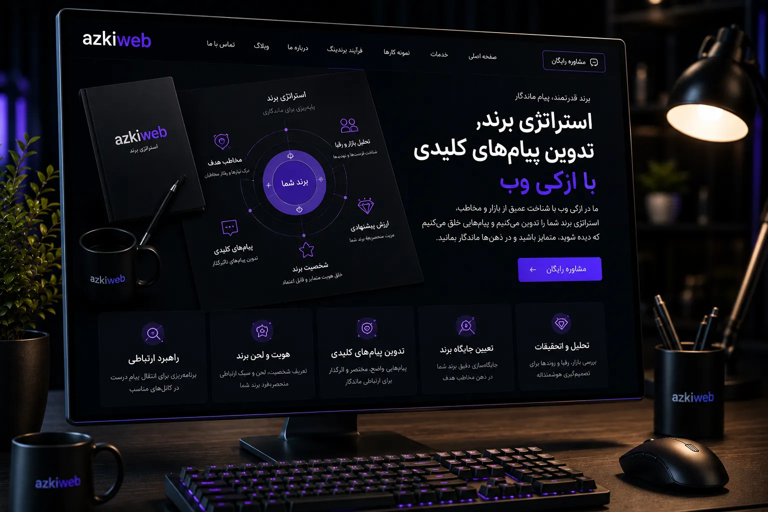 تدوین لحن، پیام‌های کلیدی و چارچوب ارتباطی برند