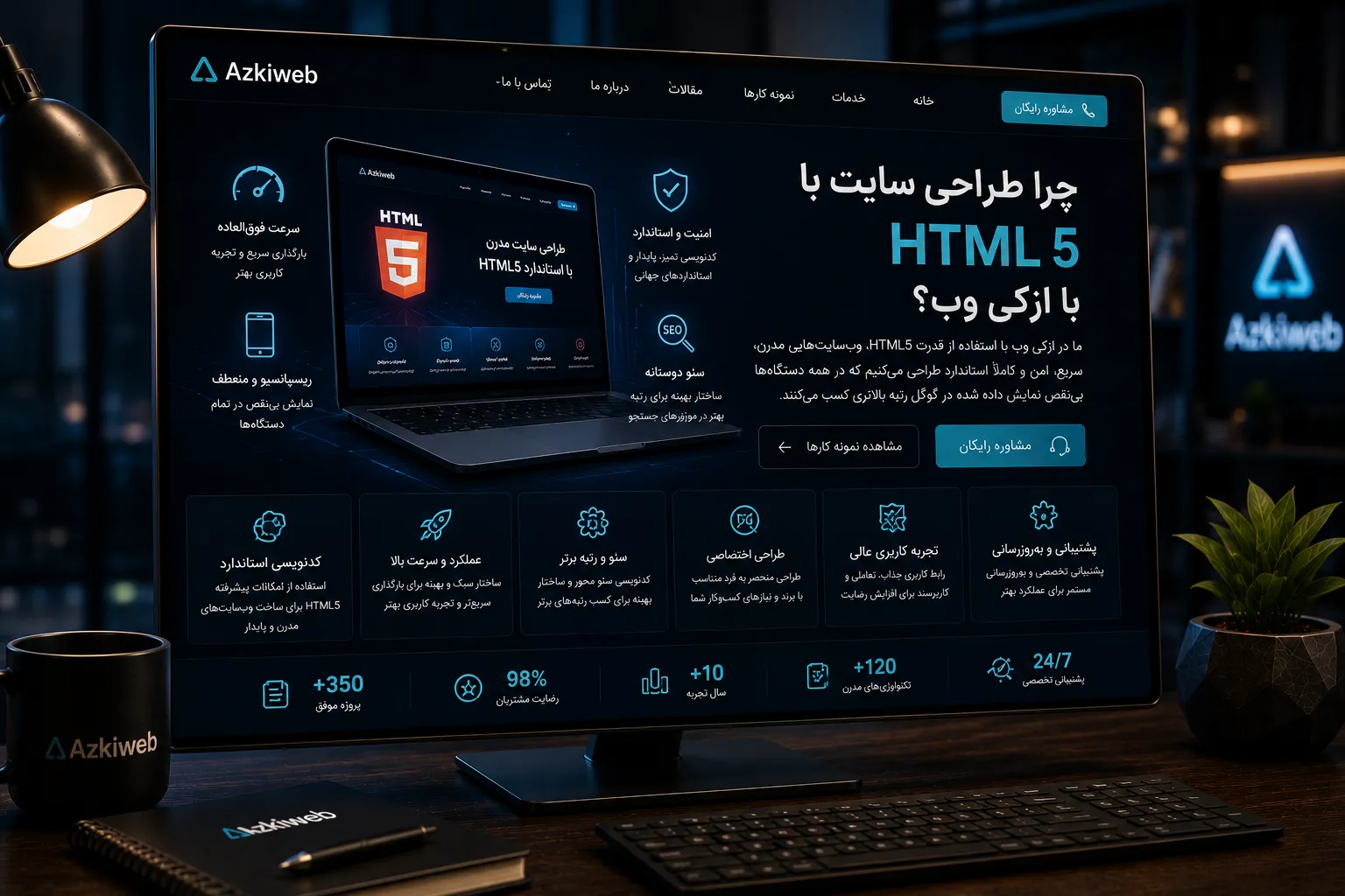 انتخاب HTML، CMS یا Framework براساس نیاز واقعی پروژه